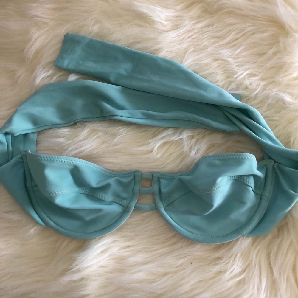 Acacia Mykonos strapless bandeau bikini top